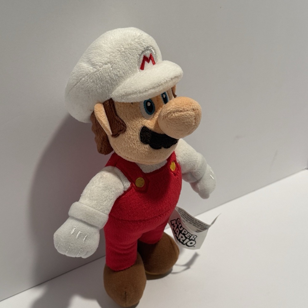 Super Mario Fire Mario & Yoshi Plush 9" Nintendo Stuffies Mario Brothers - Picture 5 of 16